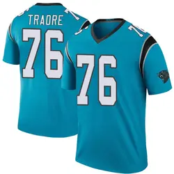 Men's Badara Traore Carolina Panthers Color Rush Jersey - Blue Legend