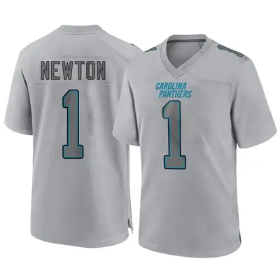 Men's Cam Newton Carolina Panthers Atmosphere Fashion Jersey - Gray Game