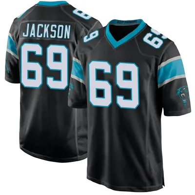 Men's Gabe Jackson Carolina Panthers Team Color Jersey - Black Game