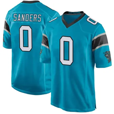 Men's Ja'Tavion Sanders Carolina Panthers Alternate Jersey - Blue Game