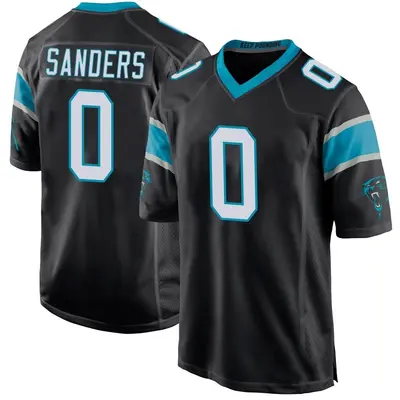 Men's Ja'Tavion Sanders Carolina Panthers Team Color Jersey - Black Game