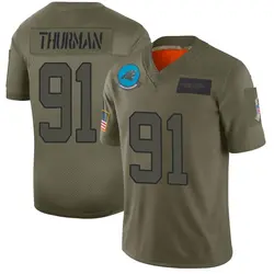 Men's Nick Thurman Carolina Panthers 2019 Salute to Service Jersey - Camo Limited