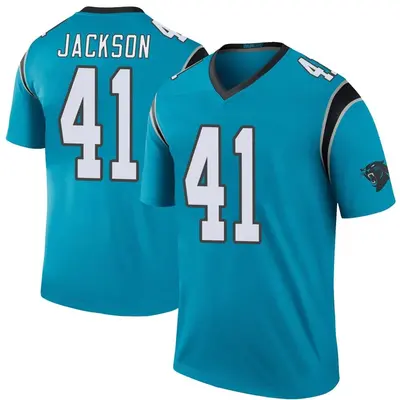 Men's Tarron Jackson Carolina Panthers Color Rush Jersey - Blue Legend