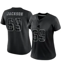 Women's Gabe Jackson Carolina Panthers Reflective Jersey - Black Limited