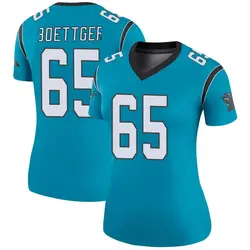 Women's Ike Boettger Carolina Panthers Color Rush Jersey - Blue Legend