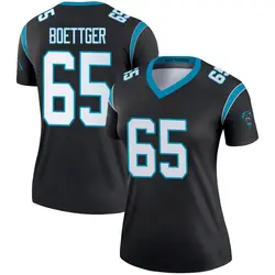 Women's Ike Boettger Carolina Panthers Jersey - Black Legend