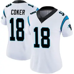 Women's Jalen Coker Carolina Panthers Vapor Untouchable Jersey - White Limited