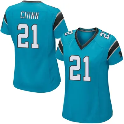 Jeremy Chinn arrives in Julius Peppers jersey