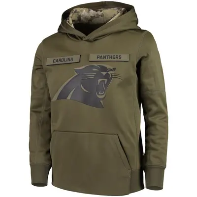 men's carolina panthers salute to service hoodie